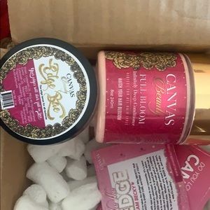 Deep conditioner + edge tanner canvas beauty